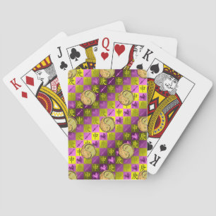 Boogschutter & Metal Monkey Pokerkaarten