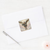 Boogschutter Michael Schilderij Engel Michael Vierkante Sticker (Envelop)
