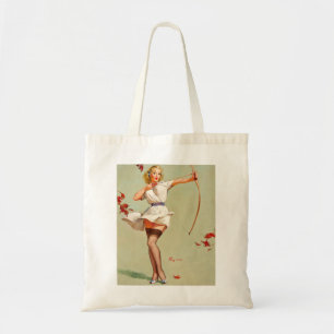 Boogschutter Pin-Up Meisje Tote Bag