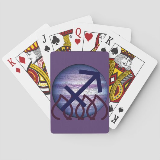 Boogschutter Pokerkaarten (Achterkant)