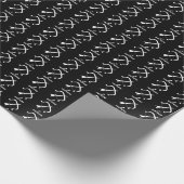 Boogschutter Silhouet Wrapping Papier (Hoek)