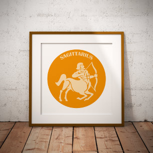 Boogschutter, Sterrenbeeld, Horoscoop, Astrologie Poster