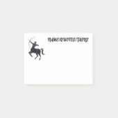 Boogschutter Sterrenbeeld Lijn Kunst – Kosmische D Post-it® Notes (Voorkant)