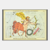 Boogschutter,  sterrenbeeld Urania's Mirror Inpakpapier Vel (Voorkant)