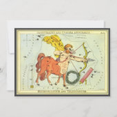 Boogschutter,  sterrenbeeld Urania's Mirror Kaart (Voorkant)