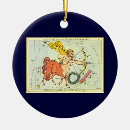 Boogschutter, sterrenbeeld Urania's Mirror Keramisch Ornament (Voorkant)