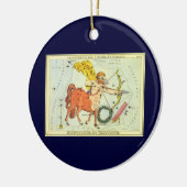 Boogschutter, sterrenbeeld Urania's Mirror Keramisch Ornament (Links)