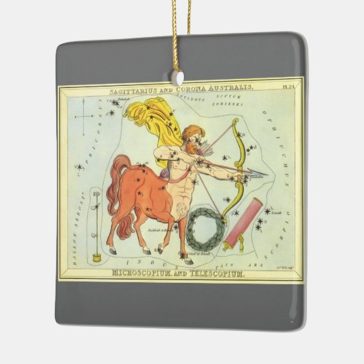 Boogschutter, sterrenbeeld Urania's Mirror Keramisch Ornament (Links)