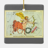 Boogschutter, sterrenbeeld Urania's Mirror Keramisch Ornament (Achterkant)