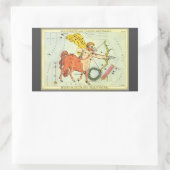 Boogschutter, sterrenbeeld Urania's Mirror Rechthoekige Sticker (Tas)