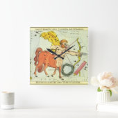 Boogschutter,  sterrenbeeld Urania's Mirror Vierkante Klok (Huis)