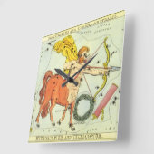 Boogschutter,  sterrenbeeld Urania's Mirror Vierkante Klok (Hoek)