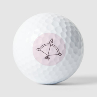 Boogschutter symbool golfbal golfballen