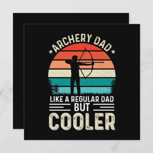 Boogschutter Vader Kaart (Voorkant / Achterkant)