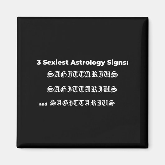 Boogschutter Verjaardag Quotes _boogschutter Astro Magneet (Voorkant)