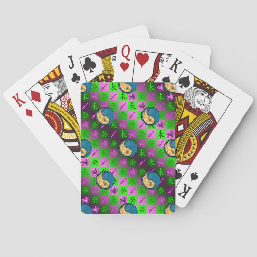 Boogschutter & Watergeit Pokerkaarten (Achterkant)