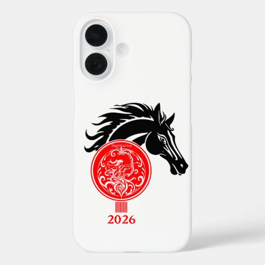 Boogschutter x Jaar van het Paard 2026 Case-Mate iPhone Case (Achterkant)
