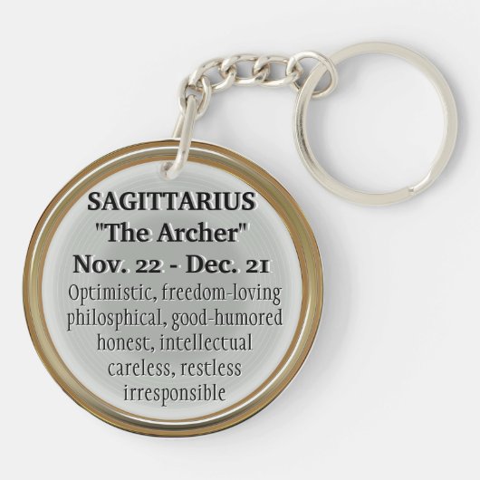 Boogschutter Z Sleutelhanger (Achterkant)