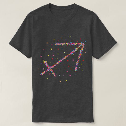 Boogschutter Zodiac ASTRO 1 T-shirt (Design voorkant)