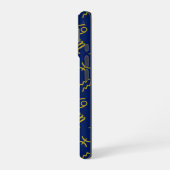 Boogschutter Zodiac + Astrologie Symbolen PTN Gld iPhone 16 Hoesje (Linkerkant)