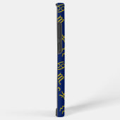 Boogschutter Zodiac + Astrologie Symbolen PTN Gld  Samsung Galaxy Hoesje (Rechterkant)