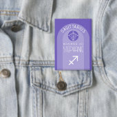 Boogschutter Zodiac Astrologie Teken Foto Geboorte Button (Insitu)