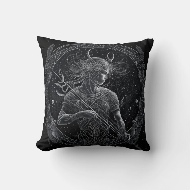 Boogschutter Zodiac Astrologisch Kussen (Voorkant)