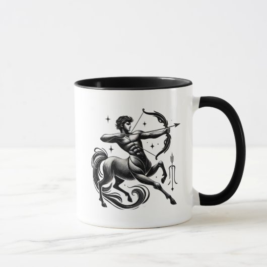 Boogschutter Zodiac Boogschutter Astrologie Cadeau Mok (Rechts)