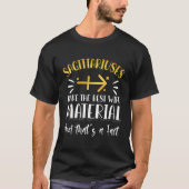 Boogschutter Zodiac Sign Quote T-shirt (Voorkant)