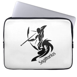 Boogschutter Zodiac Symbool en Teken Laptop Sleeve