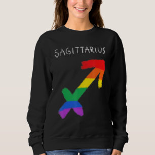 Boogschutter Zodiac teken Gay Lesbisch LGBT Pride Trui