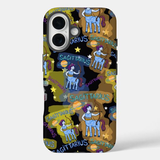 Boogschutter Zodiac teken van de telefoon Case-Mate iPhone Case (Achterkant)