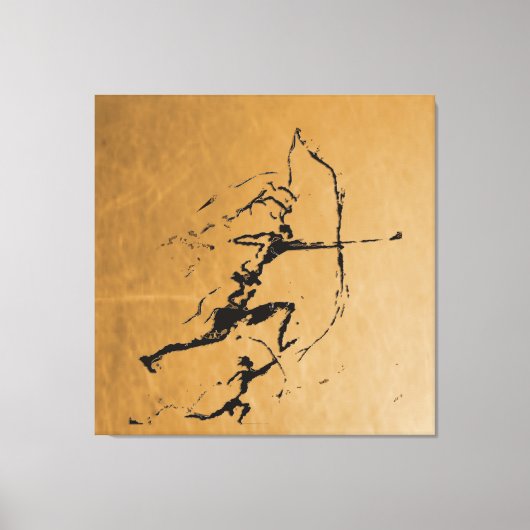 Boogschutters uit de Steentijd Canvas Afdruk (Voorkant)