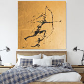Boogschutters uit de Steentijd Canvas Afdruk (Insitu (Slaapkamer))
