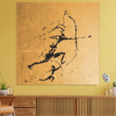 Boogschutters uit de Steentijd Canvas Afdruk (Insitu (Woonkamer))