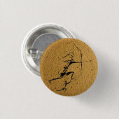 Boogschutters uit de Steentijd Ronde Button 3,2 Cm (Voorkant /achterkant)