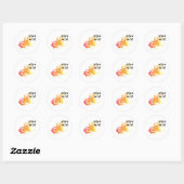 Boogschutters zijn heet ronde sticker (Vel)
