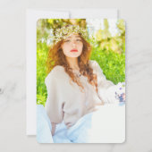 Boogvenster Modern Afstuderen Aankondiging (Achterkant)