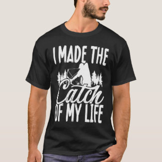 Boogvissen Net Getrouwd Vangst van het Leven Boogv T-shirt