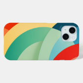 Boogvormen in heldere kleuren Case-Mate iPhone case (Achterkant (horizontaal))