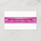 boogvormige hartlijnbalk visitekaartje (Achterkant)