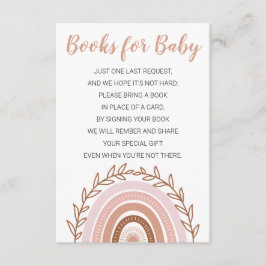 Booh Rainbow Books voor Baby Kaart