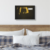 Booh Vampire Horror Nosferatu Geel Canvas Afdruk (Insitu (Slaapkamer))