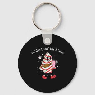 Boojee hier ziet eruit als een snack leuk Kerstfee Sleutelhanger