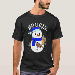 Boojee Snowman Bougie Snowman Riem Bag Boojee Xmas T-shirt