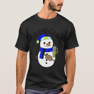 Boojee Snowman Bougie Snowman Riem Bag Boojee Xmas T-shirt