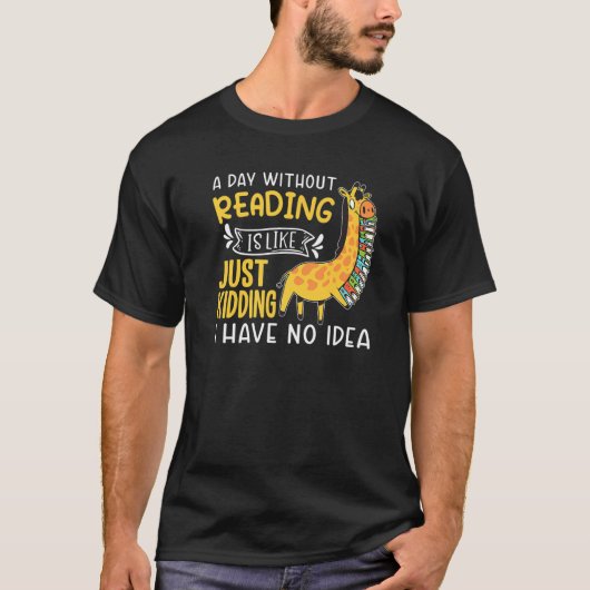 Book  Apparel For Bookworms Reading Librarian  1 T-shirt (Voorkant)