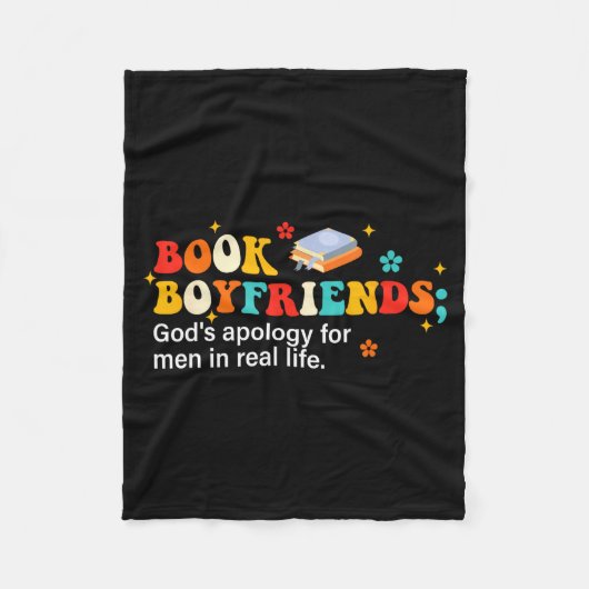 Book Boyfriends Definition Design Fleece Deken (Voorkant)