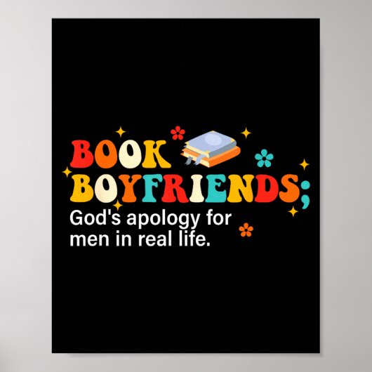 Book Boyfriends Definition Design  Poster (Voorkant)
