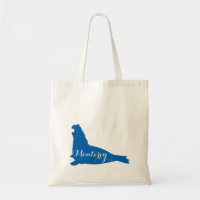 Book Canvas tas Bags Monterey California Zee Lion